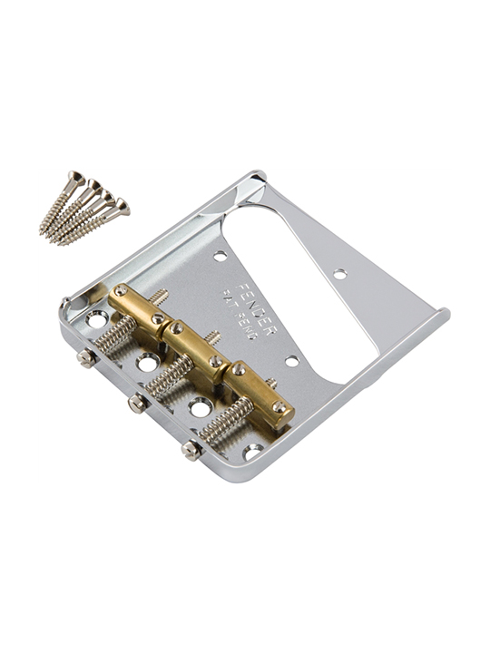 Fender 3-Saddle American Vintage Telecaster Bridge Assembly (Chrome)