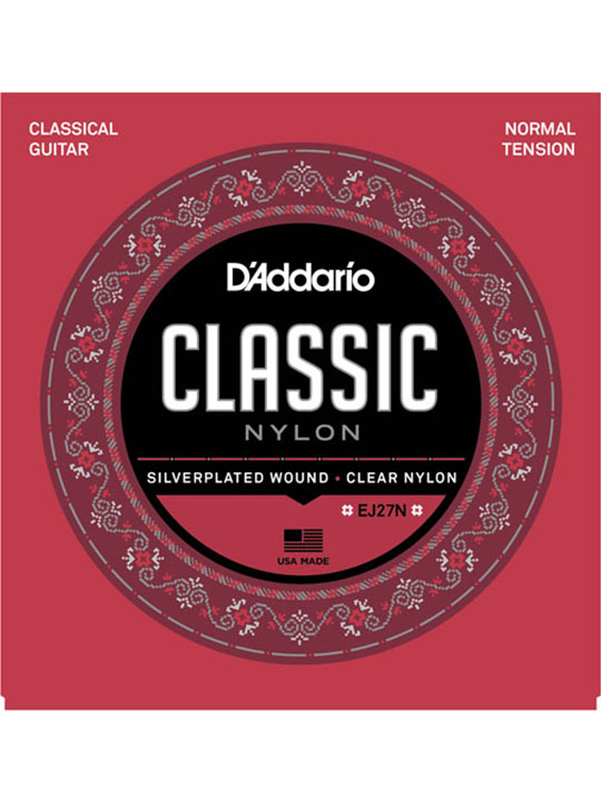 daddario ej27n student nylon normal tension