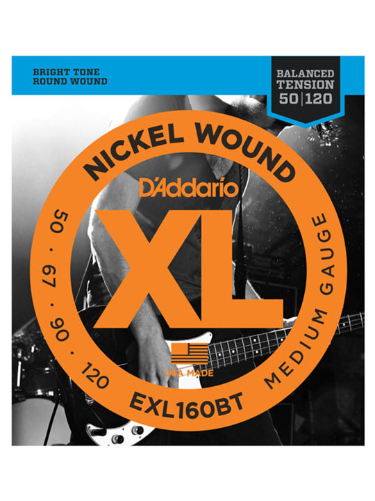 Daddario EXL160BT 1 daddario exl160BT nickel wound balanced tension medium 50-120