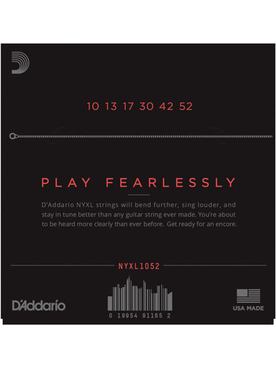 Daddario NYXL1052 4 daddario nyxl1052 nickel wound electric guitar strings light top heavy bottom 10-52