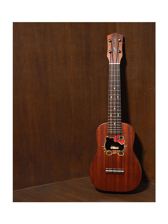 vox vu-33hk hello kitty soprano ukulele with gigbag limited edition