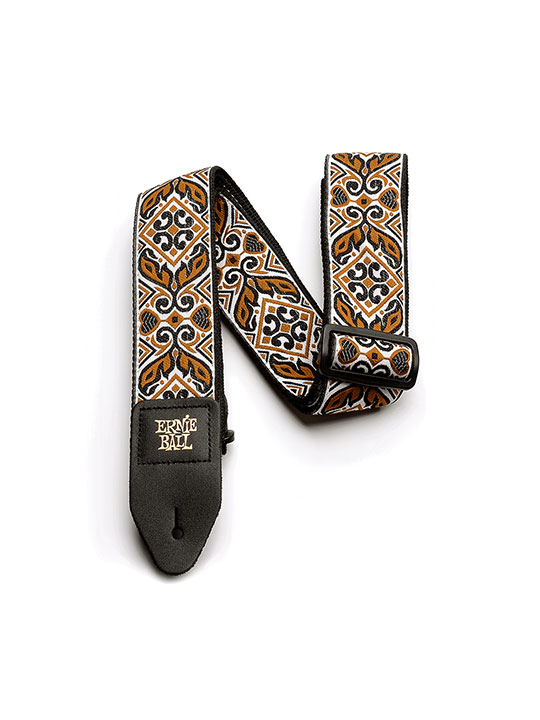 ernie ball tribal brown jacquard strap