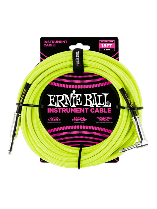 ernie ball braided cables 18ft 5.49m