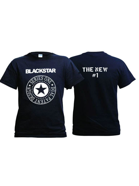 blackstar t-shirt ramones style
