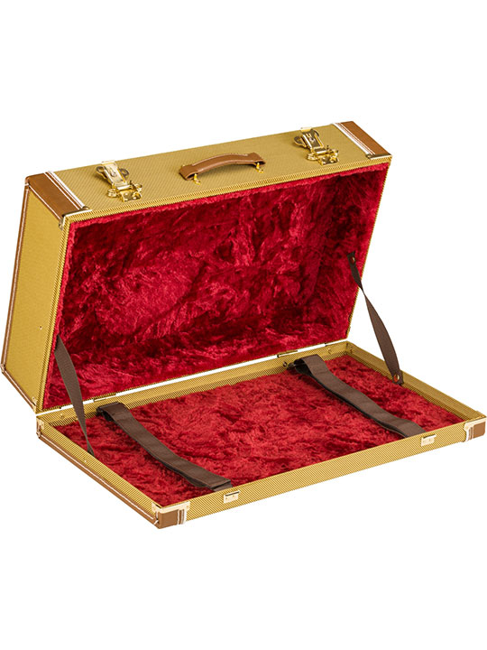 fender classic series tweed pedalboard case medium size