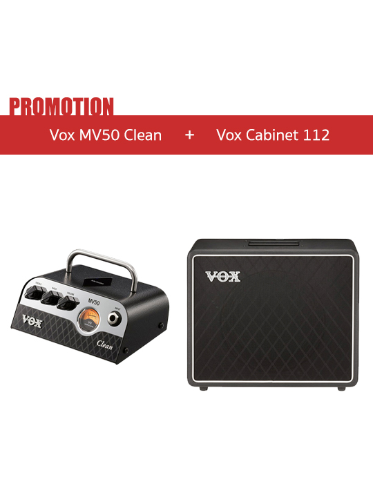 แอมป์กีต้าร์ Vox MV50 Clean Set ราคาพิเศษ | BigTone