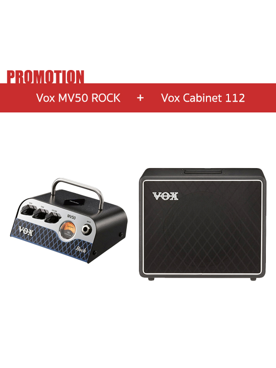 แอมป์กีต้าร์ Vox MV50 Rock Set ราคาพิเศษ | BigTone