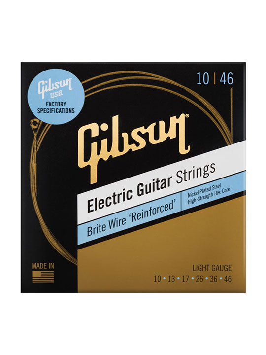 gibson brite wire reinforced electric guitar strings