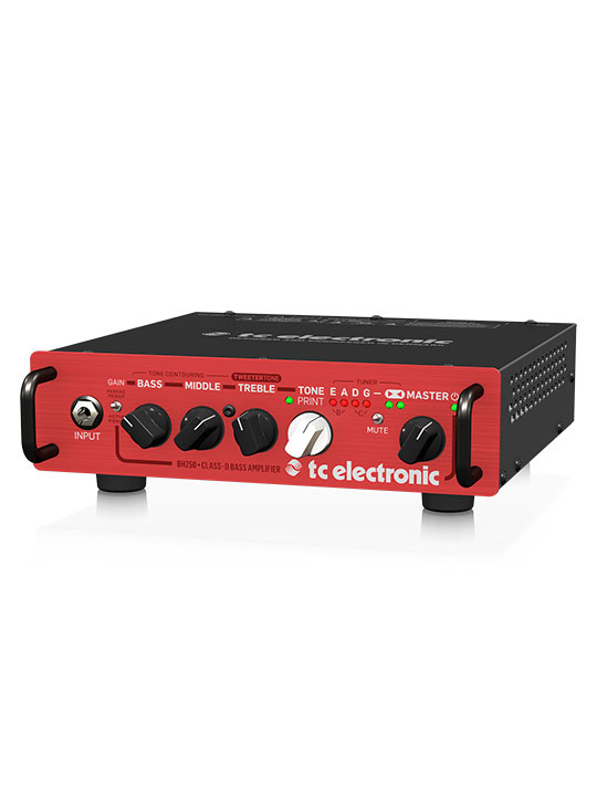 tc electronic bh250 bass head amplifiers