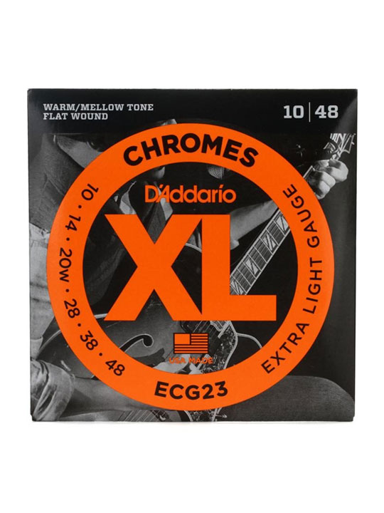 D'Addario ECG23 Chromes Electric Strings Extra Light 10-48