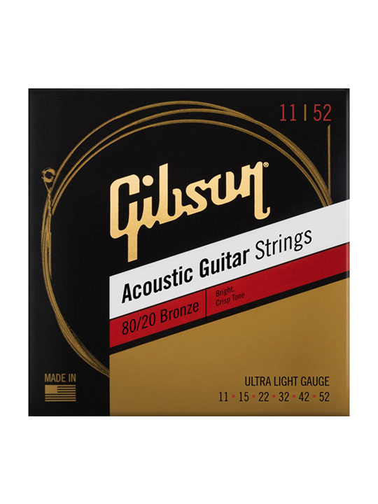 Gibson 8020 Bronze Acoustic Guitar Strings