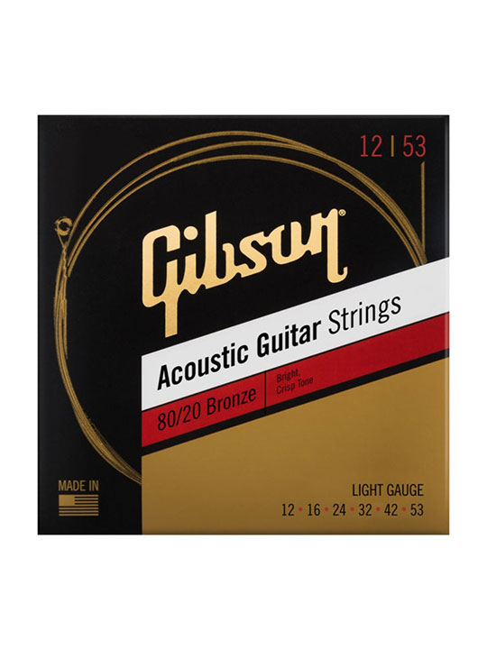 Gibson 8020 Bronze Acoustic Guitar Strings