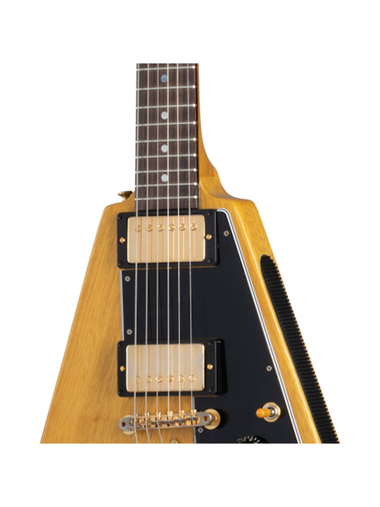Gibson Custom Shop 1958 Korina Flying V Reissue (Black Pickguard)