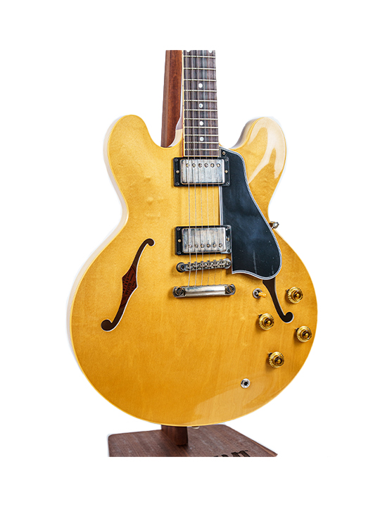 GS-59-ES335-ADN-MPL-UL-02 Gibson Custom Shop Murphy Lab 1959 ES-335 Antique Dark Natural Ultra Light Aged