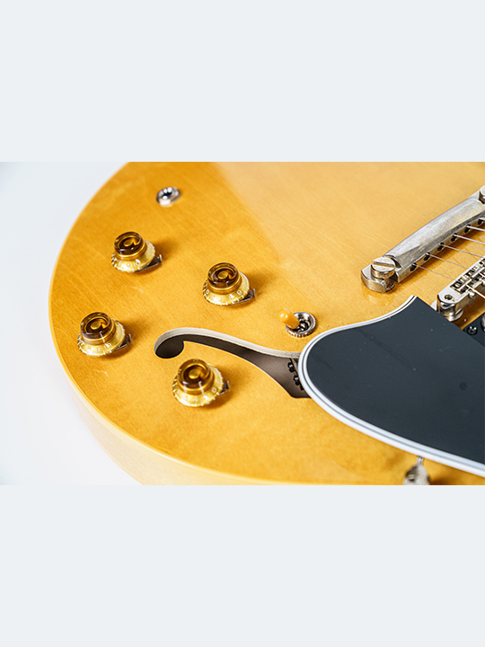 GS-59-ES335-ADN-MPL-UL-05 Gibson Custom Shop Murphy Lab 1959 ES-335 Antique Dark Natural Ultra Light Aged