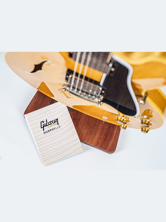 GS-59-ES335-ADN-MPL-UL-09 Gibson Custom Shop Murphy Lab 1959 ES-335 Antique Dark Natural Ultra Light Aged