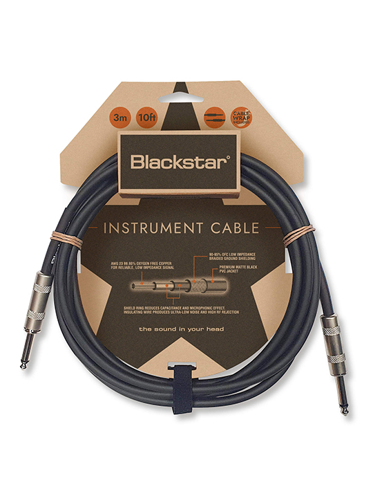 Blackstar Standard Instrument Cable 3M. Straight to Straight