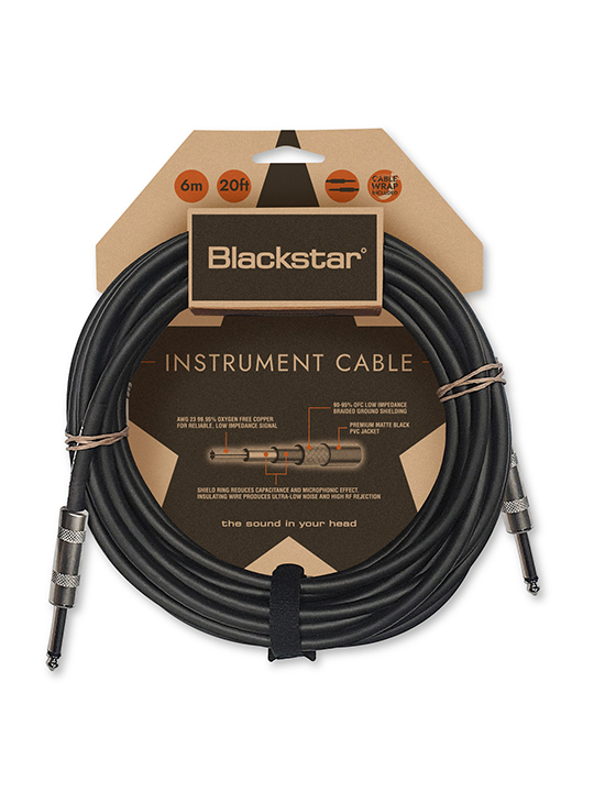 Blackstar Standard Instrument Cable 6M. Straight to Straight