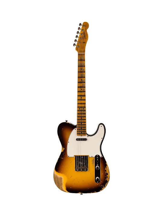Fender Custom Shop 1965 Telecaster Heavy Relic 3 Tone Sunburst