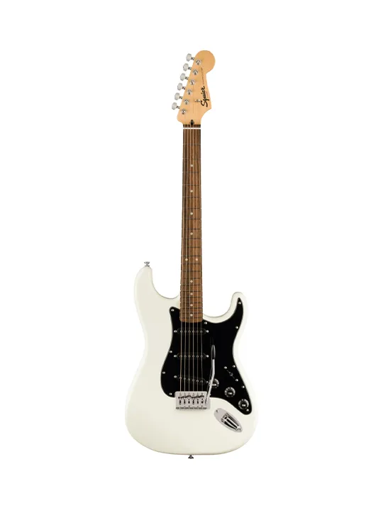 Squier FSR Sonic Stratocaster Black Pickguard Arctic White Limited Edition
