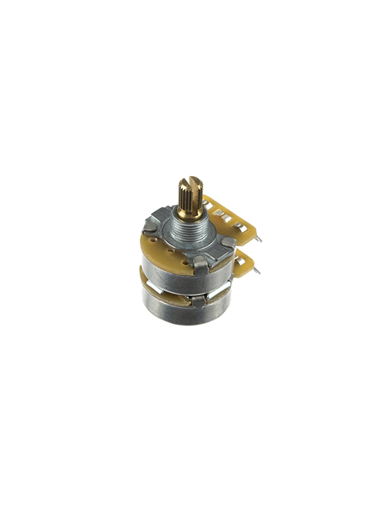 FD-DUAL-500K250K-01 Fender Dual 500K/250K Split Shaft Potentiometer