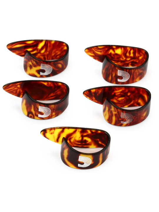 D'Addario Classic Celluloid Thumb Picks Medium Gauge 5-Pack