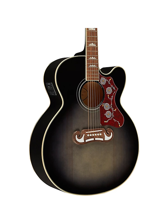 Epiphone J-200 EC Studio Trans Ebony Burst Limited Edition