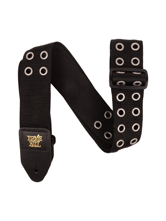 Ernie Ball Premium Strap Hole Lotta Metal Silver