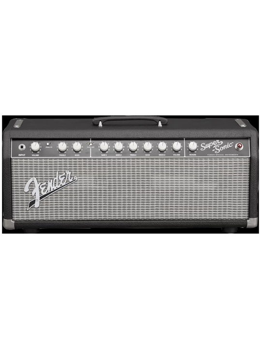 Fender Super-Sonic 22 Head Black and Silver
