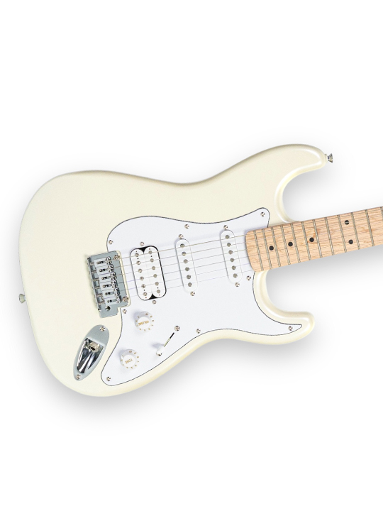 Squier FSR Affinity Series Strat Junior HSS Pearl White Limited Edition