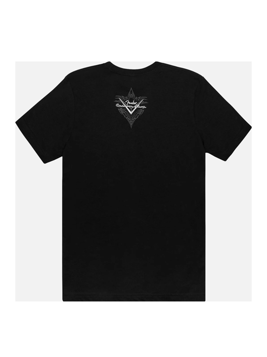 FD-CS-PST-TS-BLK-03 Fender Custom Shop Pinstripe T-Shirt, Black