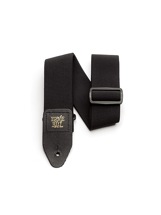EB-04143-01 Ernie Ball Comfort Stretch Guitar Strap/Bass Strap Black