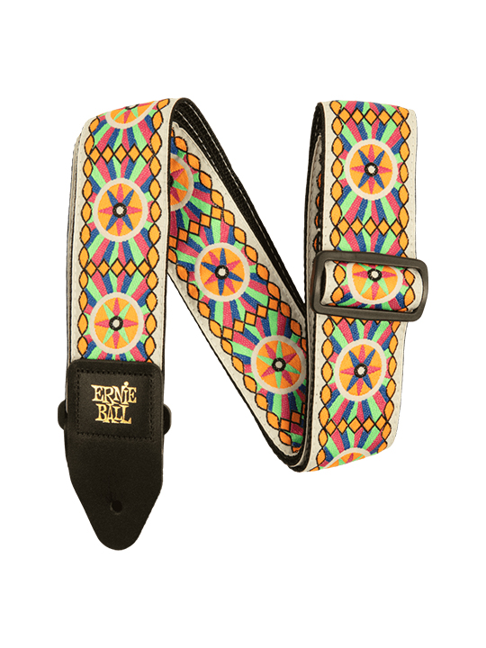 Ernie Ball Classic Jacquard Guitar Strap/Bass Strap Candy Sun
