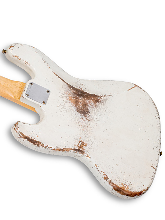 Fender Custom Shop 1961 Jazz Bass Journeyman Olympic White Masterbuilt by Andy Hicks