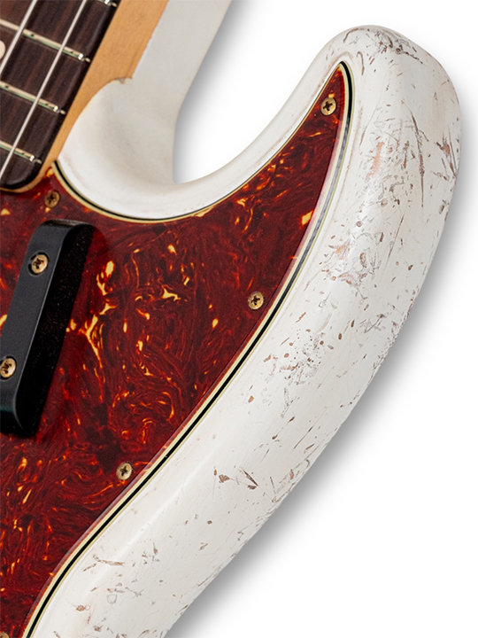 Fender Custom Shop 1961 Jazz Bass Journeyman Olympic White Masterbuilt by Andy Hicks