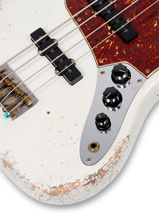 Fender Custom Shop 1961 Jazz Bass Journeyman Olympic White Masterbuilt by Andy Hicks