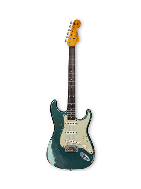 Fender Custom Shop 1961 Stratocast Heavy Relic Sherwood Green/Surf Green