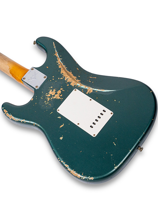 Fender Custom Shop 1961 Stratocast Heavy Relic Sherwood Green/Surf Green