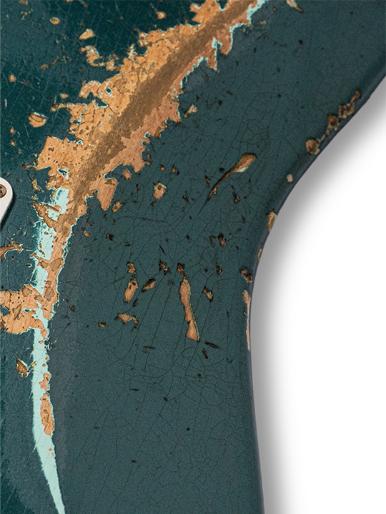 Fender Custom Shop 1961 Stratocast Heavy Relic Sherwood Green/Surf Green