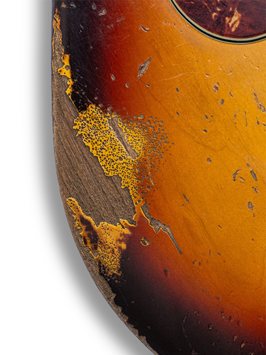 Fender Custom Shop 1966 Jazz Bass Heavy Relic Aged Chocolate 3 Tone Sunburst Masterbuilt by Jason Smith