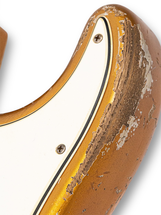 Fender Custom Shop 1969 Stratocast Heavy Relic Super Aged Aztec Gold Masterbuilt by Levi Perry