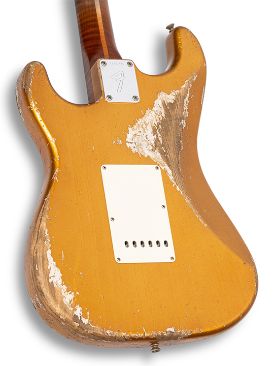 Fender Custom Shop 1969 Stratocast Heavy Relic Super Aged Aztec Gold Masterbuilt by Levi Perry