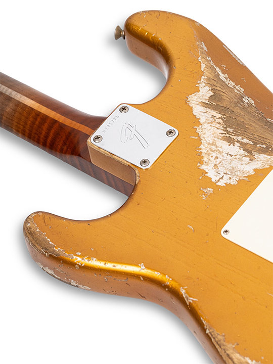 Fender Custom Shop 1969 Stratocast Heavy Relic Super Aged Aztec Gold Masterbuilt by Levi Perry