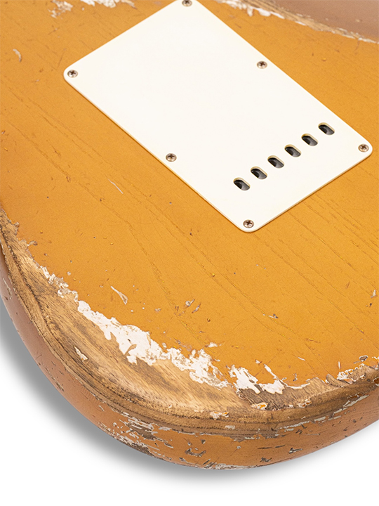 Fender Custom Shop 1969 Stratocast Heavy Relic Super Aged Aztec Gold Masterbuilt by Levi Perry