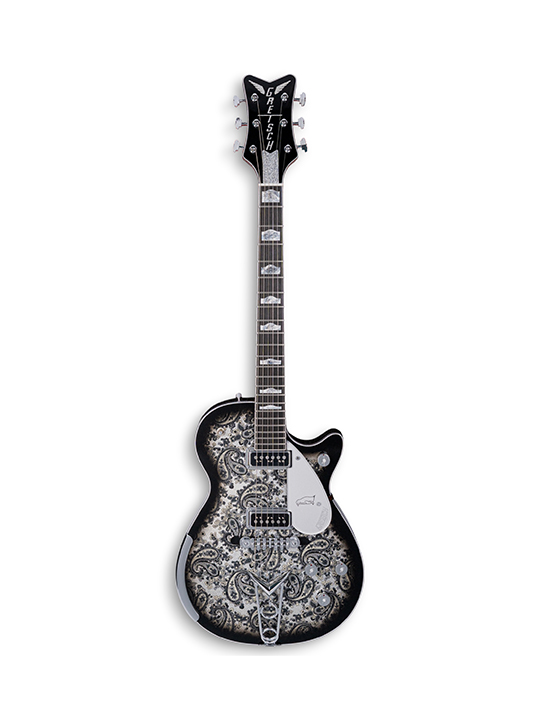Grestch Custom Shop G6134-55 Penguin Black Paisley w/Black Burst