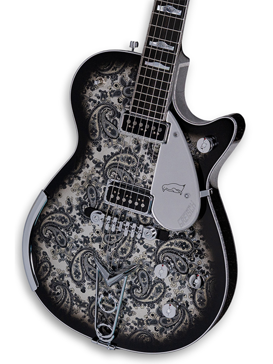 Grestch Custom Shop G6134-55 Penguin Black Paisley w/Black Burst