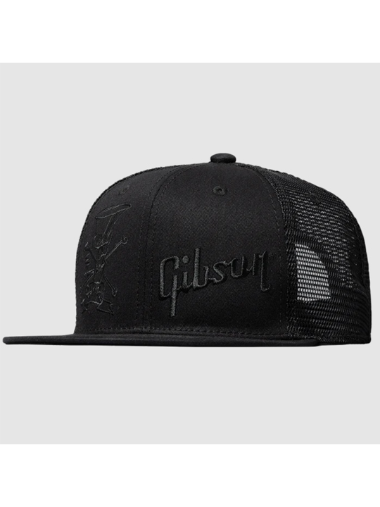Gibson Slash 'Skully' Trucker Hat, All-Black