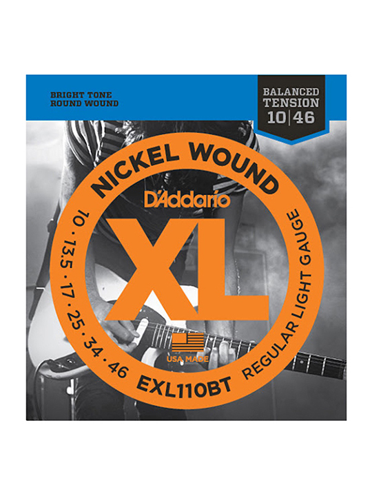 D’Addario EXL110BT Regular Light Balanced Tension Electric Guitar Strings 10-46