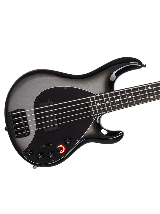Music Man DarkRay 5 Bass Silver Burst