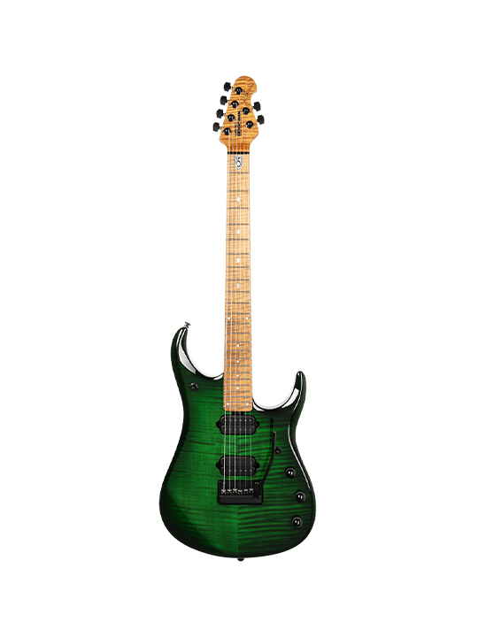 Music Man John Petrucci JP15 Green Tiger Eye Flame